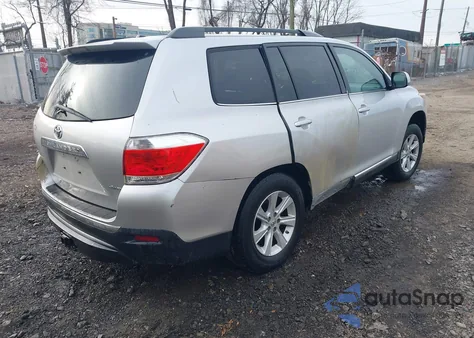 2012 Toyota Highlander Se V6 from USA, damaged, VIN 5TDBK3EH0CS094661